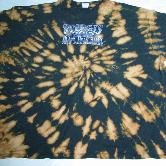 Sturgis Black Hills Rally 2013 Tie-Dye T-Shirt - Picture 3 of 5